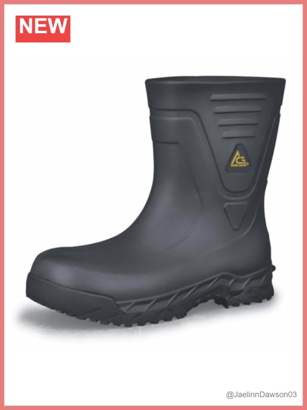 Soft Toe Work Boot Slip Resistant Water Resistant EH Rated Pull On